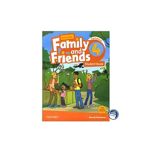 آلت متن: کتاب زبان انگلیسی خانواده و دوستان سطح 4 آموزش زبان کودکان.